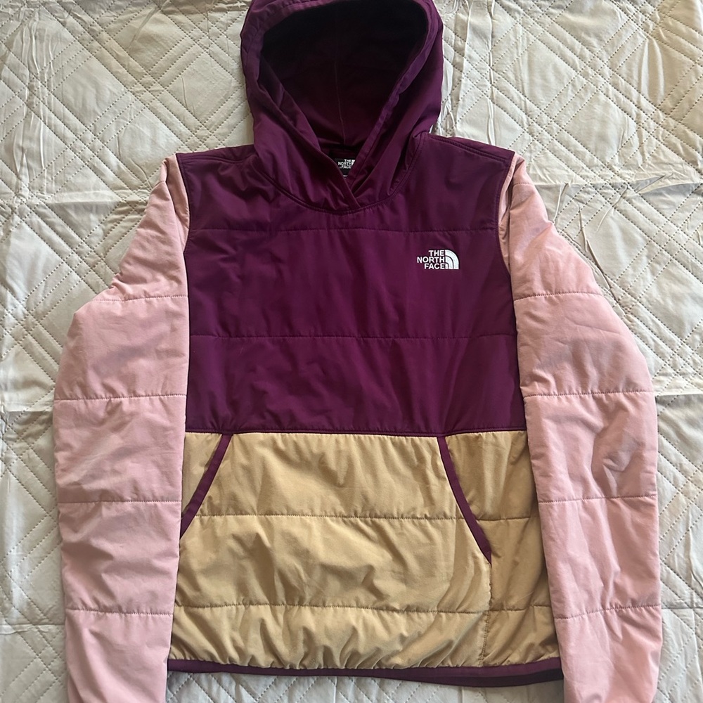 The North Face Women's Puffer Jacket - Maroon, Pink, Tan